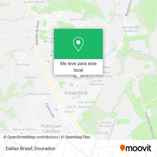 Dallas Brasil mapa