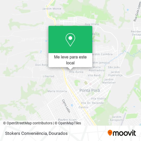 Stokers Conveniência mapa