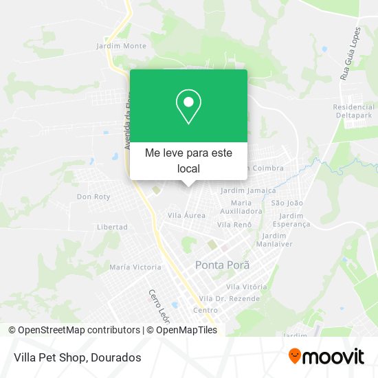 Villa Pet Shop mapa
