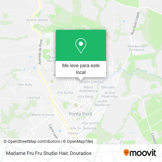 Madame Fru Fru Studio Hair mapa