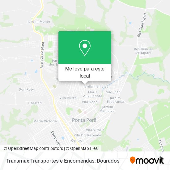 Transmax Transportes e Encomendas mapa