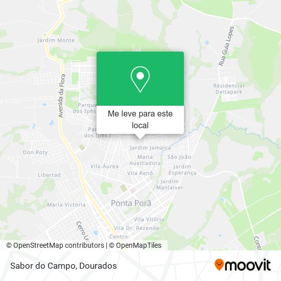Sabor do Campo mapa