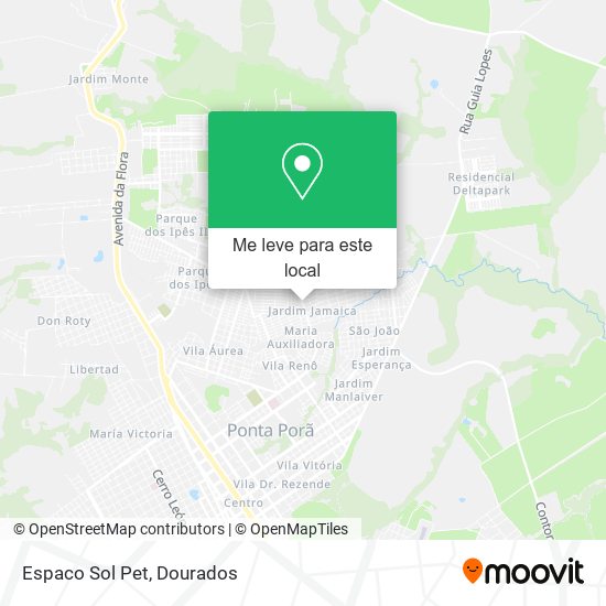Espaco Sol Pet mapa