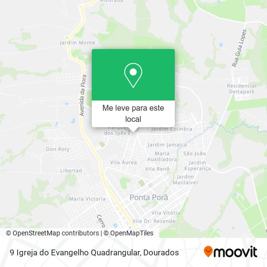 9 Igreja do Evangelho Quadrangular mapa