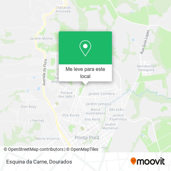 Esquina da Carne mapa