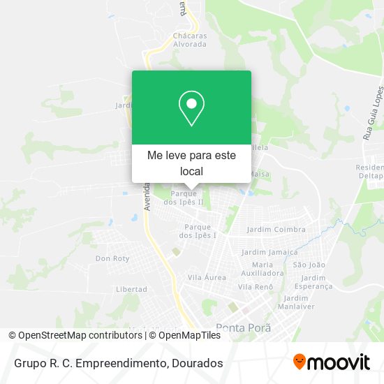 Grupo R. C. Empreendimento mapa