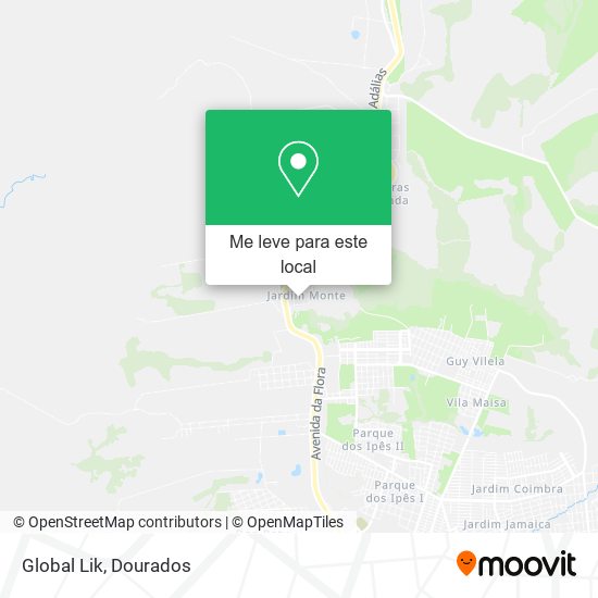 Global Lik mapa