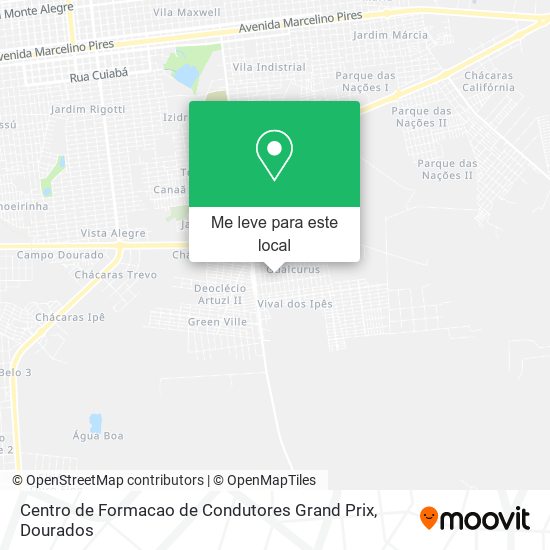 Centro de Formacao de Condutores Grand Prix mapa