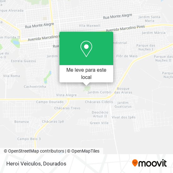Heroi Veiculos mapa