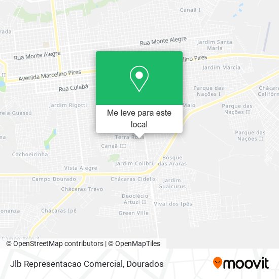 Jlb Representacao Comercial mapa