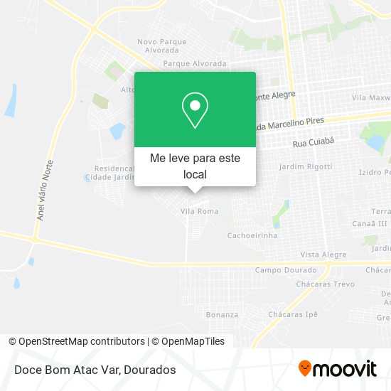 Doce Bom Atac Var mapa