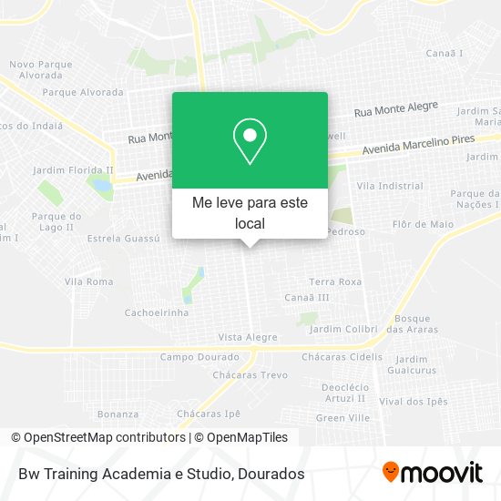 Bw Training Academia e Studio mapa
