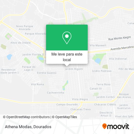 Athena Modas mapa