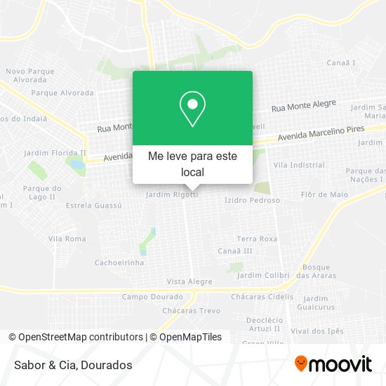Sabor & Cia mapa