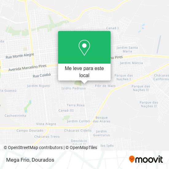 Mega Frio mapa