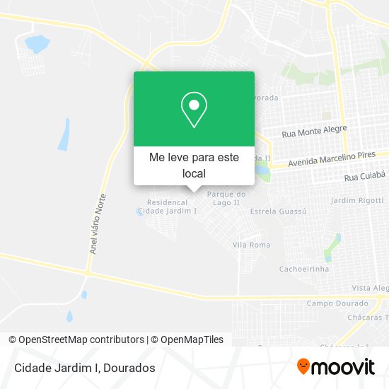 Cidade Jardim I mapa