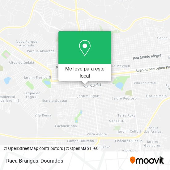 Raca Brangus mapa