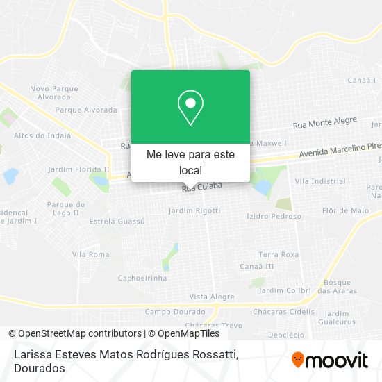 Larissa Esteves Matos Rodrígues Rossatti mapa