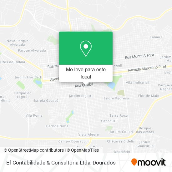 Ef Contabilidade & Consultoria Ltda mapa