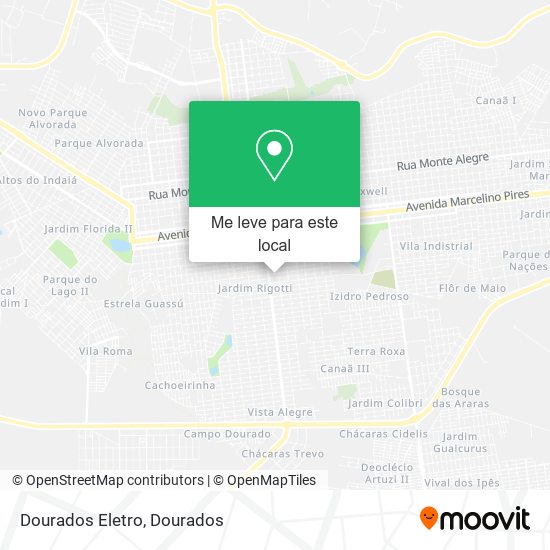 Dourados Eletro mapa