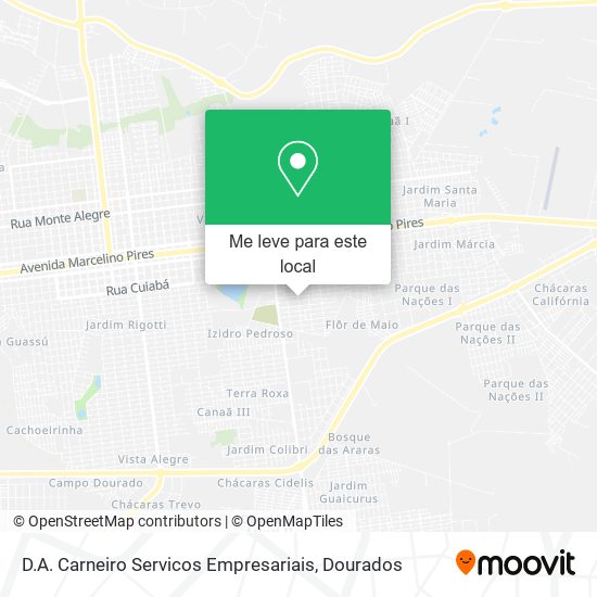 D.A. Carneiro Servicos Empresariais mapa