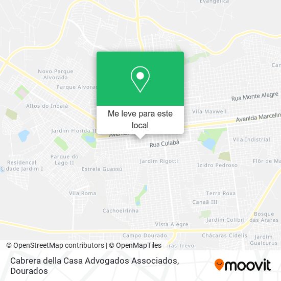 Cabrera della Casa Advogados Associados mapa