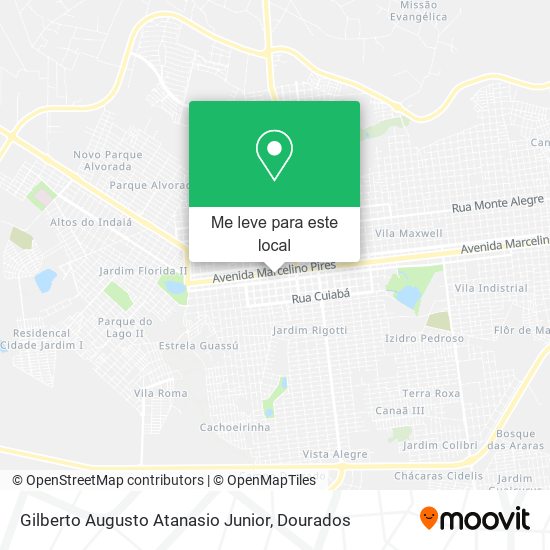 Gilberto Augusto Atanasio Junior mapa