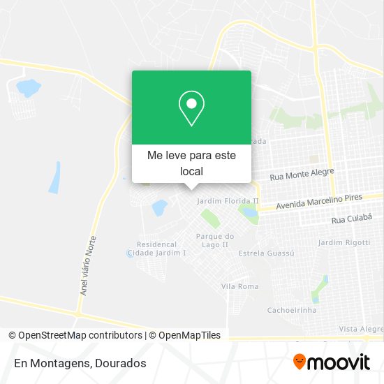 En Montagens mapa