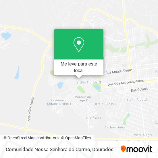 Comunidade Nossa Senhora do Carmo mapa