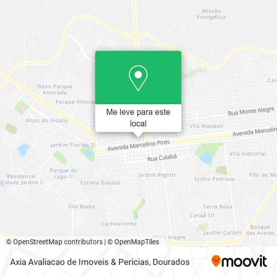 Axia Avaliacao de Imoveis & Pericias mapa