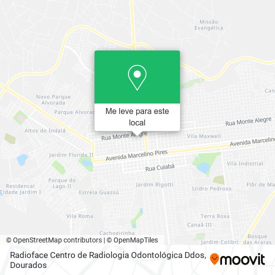 Radioface Centro de Radiologia Odontológica Ddos mapa
