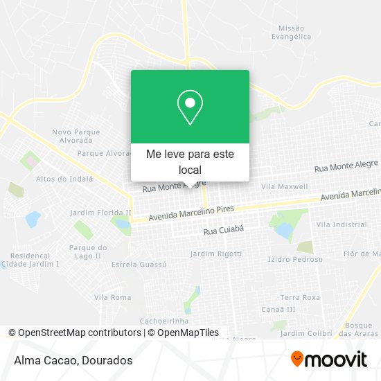 Alma Cacao mapa