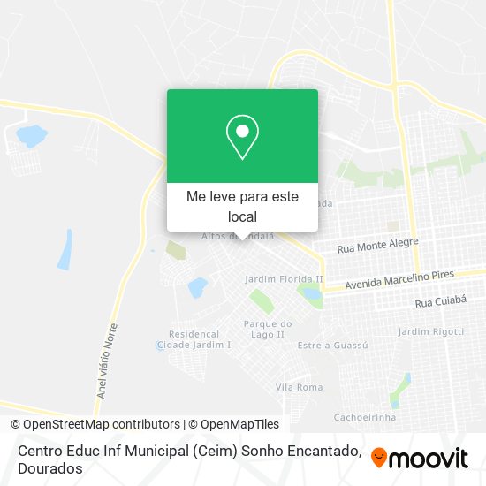 Centro Educ Inf Municipal (Ceim) Sonho Encantado mapa