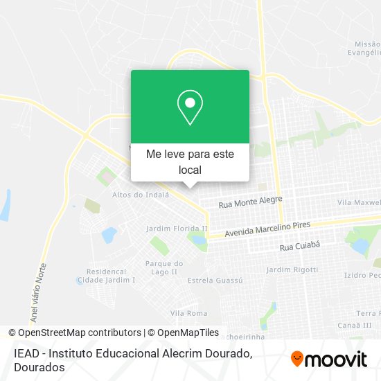 IEAD - Instituto Educacional Alecrim Dourado mapa