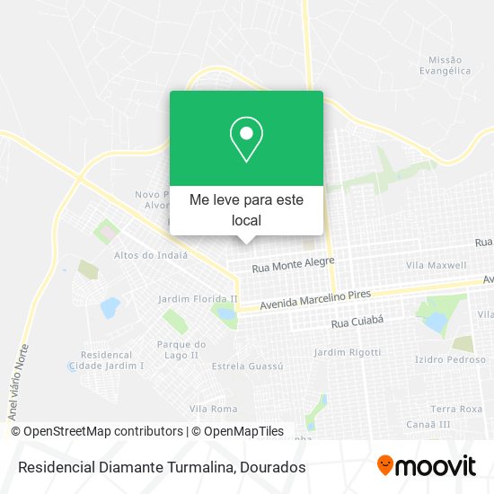 Residencial Diamante Turmalina mapa