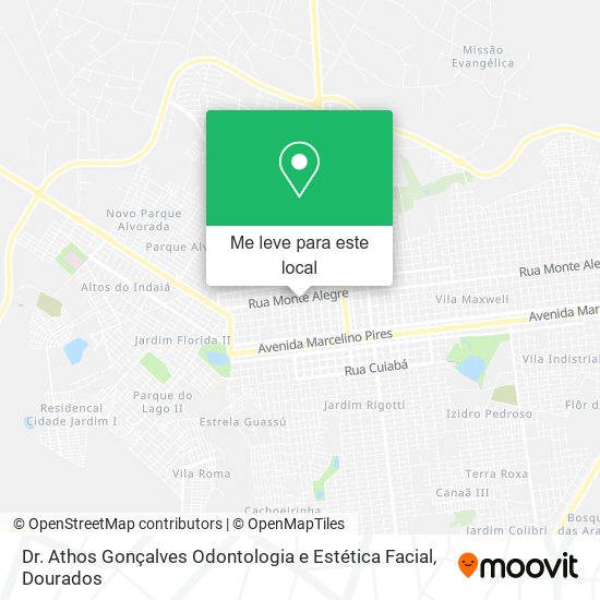 Dr. Athos Gonçalves Odontologia e Estética Facial mapa