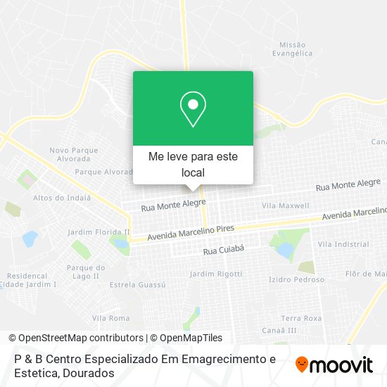 P & B Centro Especializado Em Emagrecimento e Estetica mapa