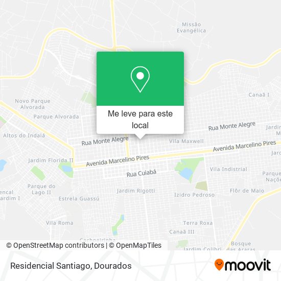 Residencial Santiago mapa