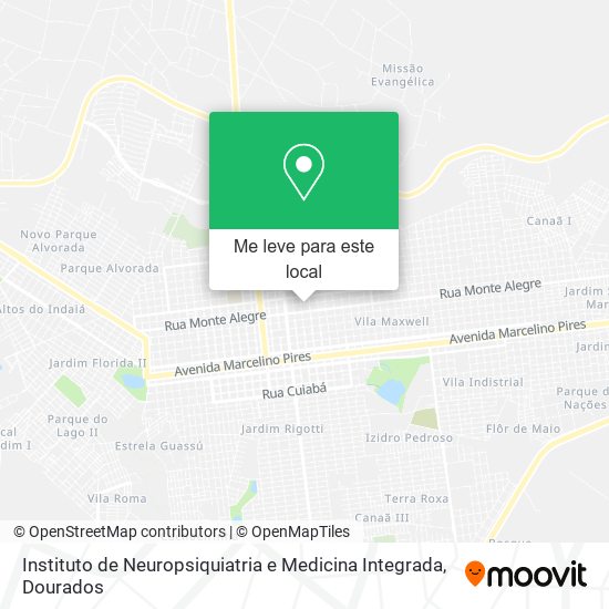 Instituto de Neuropsiquiatria e Medicina Integrada mapa