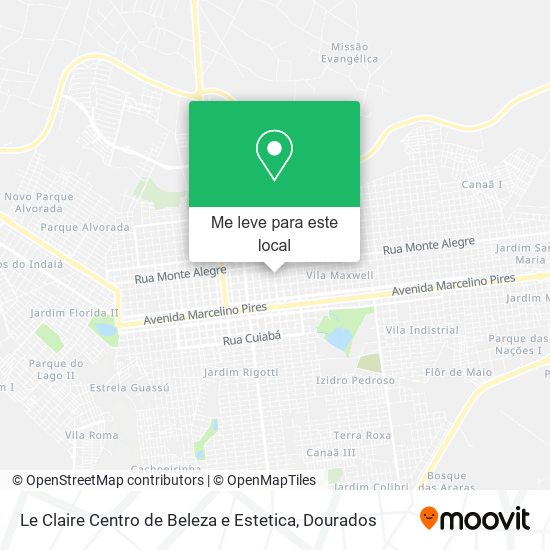 Le Claire Centro de Beleza e Estetica mapa