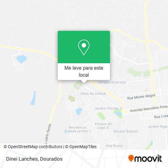 Dinei Lanches mapa