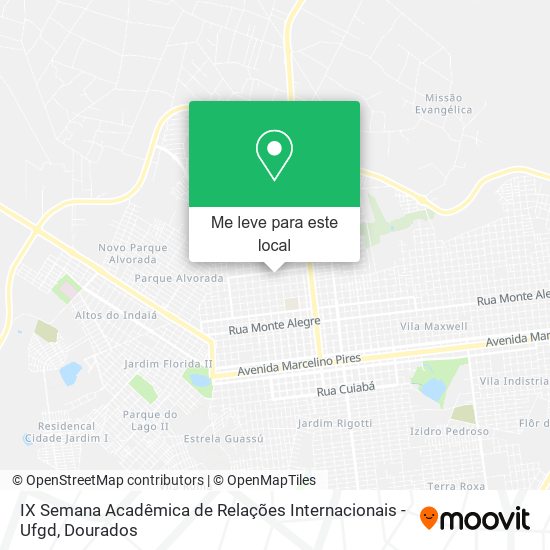 IX Semana Acadêmica de Relações Internacionais - Ufgd mapa