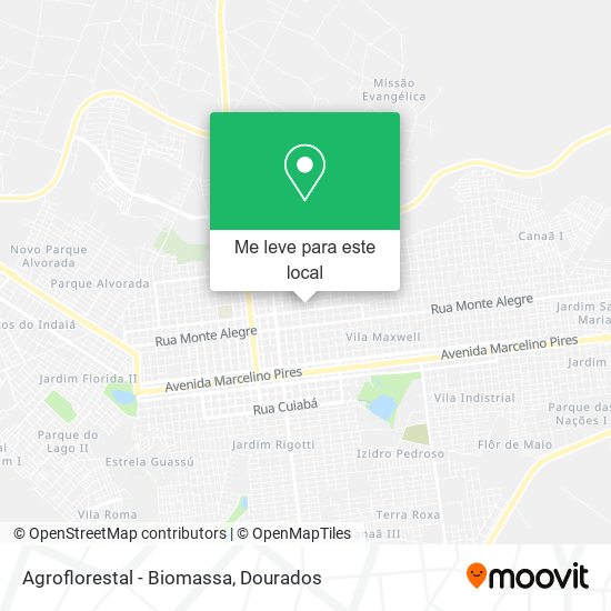 Agroflorestal - Biomassa mapa