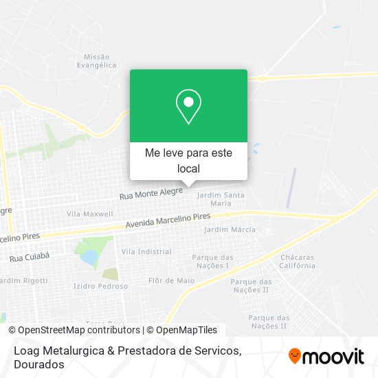 Loag Metalurgica & Prestadora de Servicos mapa