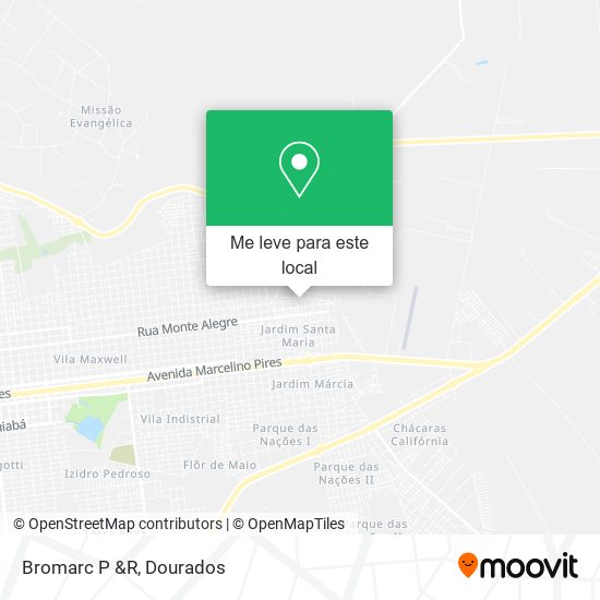 Bromarc P &R mapa