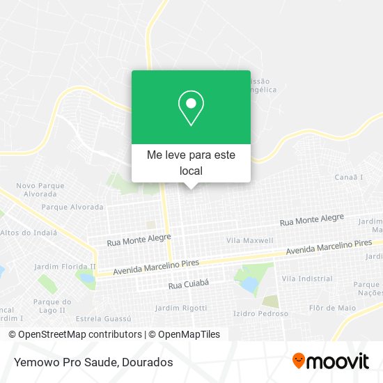 Yemowo Pro Saude mapa