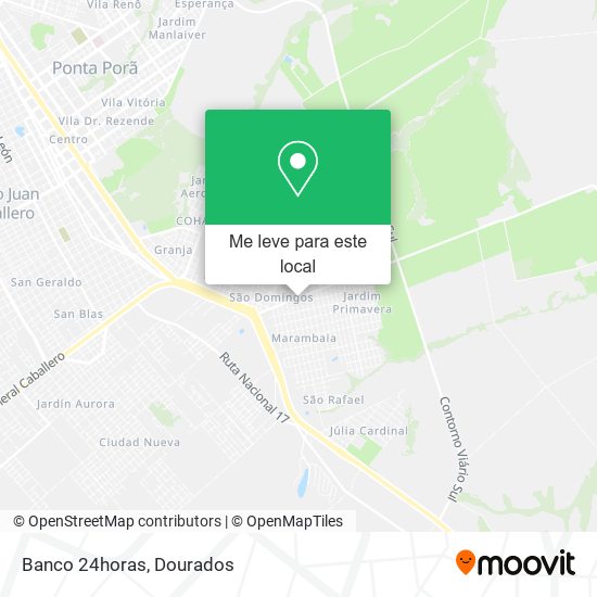 Banco 24horas mapa