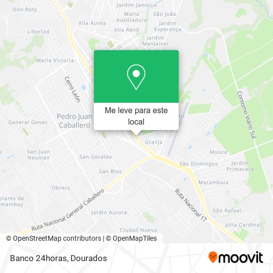 Banco 24horas mapa