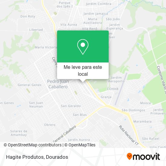 Hagite Produtos mapa