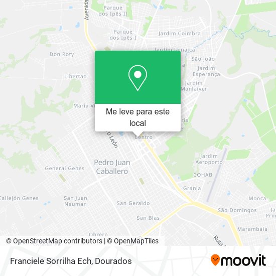 Franciele Sorrilha Ech mapa